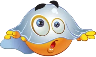 👻 emoji, ghost, funny, cute whatsapp sticker