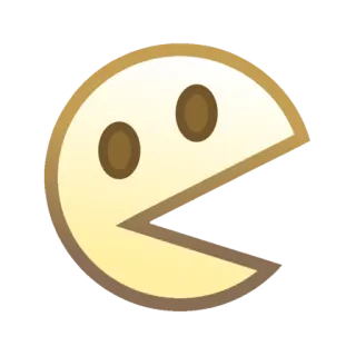 😃 Pac-Man Pac-Man, arcade game, retro gaming, video game, 8-bit telegram sticker