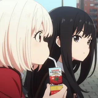 🧃 KAKOME
トマトジュース 动漫, 番茄汁, Kakome, 女孩, 饮料 telegram sticker