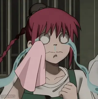 😭 anime, crying, sad, girl, tears whatsapp sticker