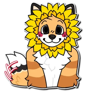 🌻 Fox telegram sticker
