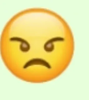 🚽 Эмодзи, злой, расстроенный, разочарованный whatsapp sticker