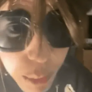 🙁 человек, солнцезащитные очки, лицо, портрет telegram sticker