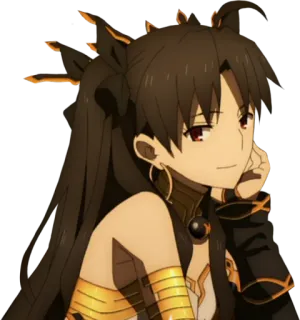 ☺️ Ishtar Fate/Grand Order Anime, Personaje, Mujer, Ishtar, Fate/Grand Order telegram sticker