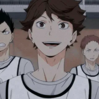 🍃 Oikawa Tooru Haikyuu!! Anime, Haikyuu, Oikawa, Sport, Volleyball telegram sticker
