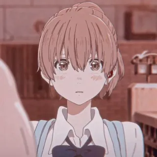 😳 Anime, Postać, Dziewczyna, Portret, Ilustracja telegram sticker