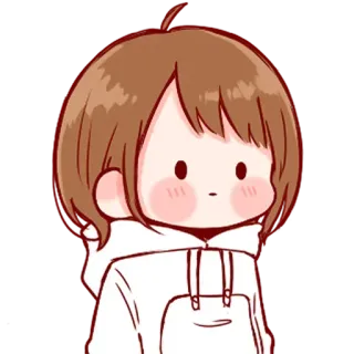 🍬 cartoon, anime, cute, girl, chibi, sticker telegram sticker