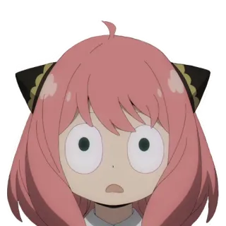 😟 Anya Forger Spy x Family Anime, Spy x Family, Anya Forger, Kartun, Karakter, Lucu whatsapp sticker
