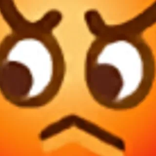 😡 angry, emoji, cartoon, face telegram sticker