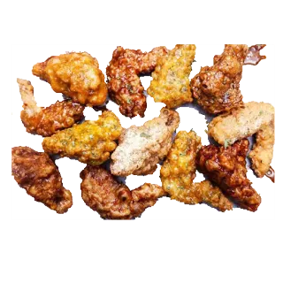 🍗 frango, asas de frango, comida, frito telegram sticker