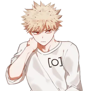 😕 Katsuki Bakugo My Hero Academia Anime, Manga, My Hero Academia, Bakugo, Katsuki, Boos telegram sticker