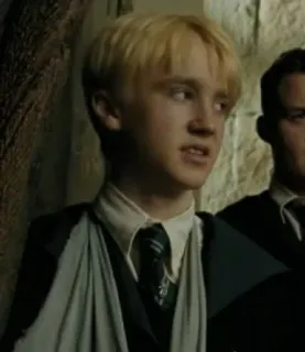 🐍 Draco Malfoy Harry Potter draco malfoy, harry potter, slytherin, mago, magia, tom felton telegram sticker