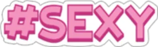 💄 #SEXY hashtag, sexy telegram sticker
