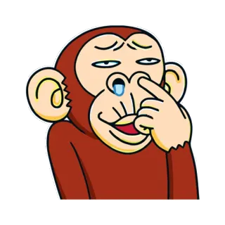 Crazy Monkey telegram stickers