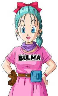 😃 Bulma Dragon Ball BULMA anime, cartoon, character, bulma, dragon ball telegram sticker