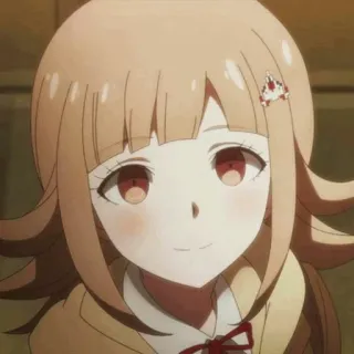 🌸 Chiaki Nanami Danganronpa Anime, Videojuego, Chiaki Nanami, Danganronpa, Lindo, Kawaii, Personaje de anime telegram sticker