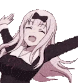 💃 Chika Fujiwara Kaguya-sama: Love Is War anime, manga, Chika Fujiwara, Kaguya-sama, carino, kawaii, ragazza telegram sticker