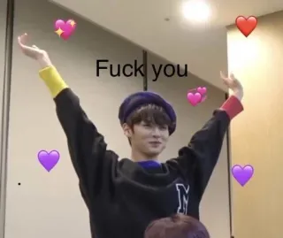 🖕 Fuck you 侮辱, 冒犯, 爱心, 表情包, 脏话 telegram sticker