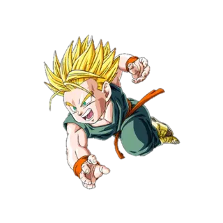 🙃 Trunks Dragon Ball Anime, Dragon Ball, Trunks, Super Saiyajin, Desenho animado telegram sticker