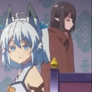 😓 Anime, Peri, Gadis Serigala, Fantasi, Karakter telegram sticker