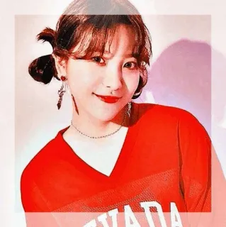 🗝 NEVADA wanita, merah, potret, perhiasan, orang, perempuan telegram sticker