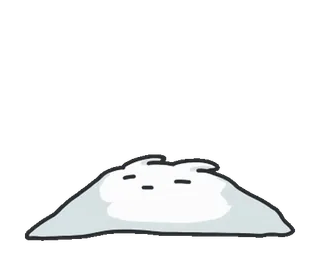 😩 neige, pile, hiver, blanc, dessin animé telegram sticker