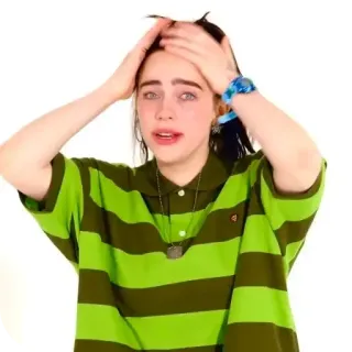 😳 Billie Eilish telegram sticker