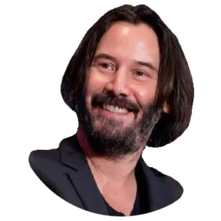 Keanu Reeves @Stickersey whatsapp stickers