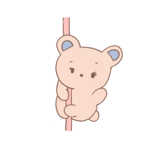 🤭 bear, cute, animal, cartoon telegram sticker