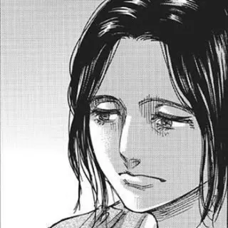 ❤️ アニメ, マンガ, 悲しい, キャラクター, 女性 telegram sticker