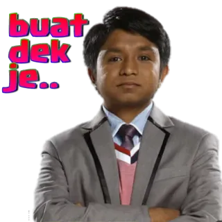 😏 buat dek je.. uomo, formale, completo, malese whatsapp sticker