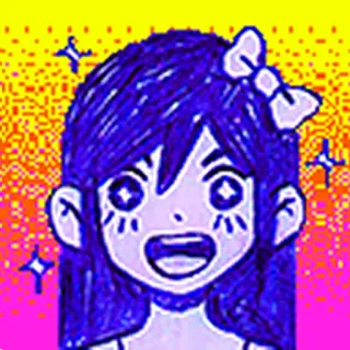 🤩 Anime, Fille, Mignon, Étincelles, Art numérique telegram sticker