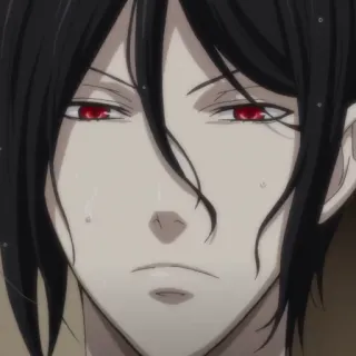 😑 Sebastian Michaelis Black Butler Anime, Sebastian Michaelis, Black Butler, Manga, Demone telegram sticker