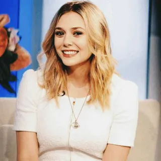 ☁️ Elizabeth Olsen actress, celebrity, woman, portrait, elizabeth olsen telegram sticker
