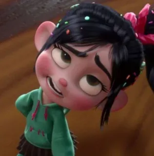 🍓 Vanellope von Schweetz Wreck-It Ralph dibujos animados, Disney, Vanellope, Ralph el demoledor, personaje telegram sticker