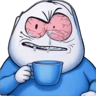 🌟 Мультик, В стрессе, Уставший, Злой, Разочарованный, Раздраженный telegram sticker