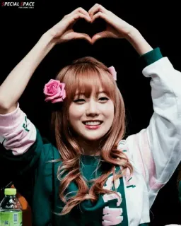 🎄 SPECIAL SPACE 女性, 笑顔, 可愛い, ハート, バラ, 女の子, 韓国, 有名人 telegram sticker
