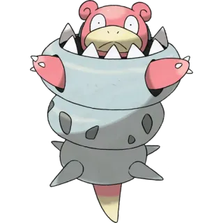 🐚 Slowbro Pokemon pokemon, slowbro, water type, psychic type, cartoon, video game, shellfish, animal telegram sticker