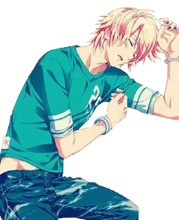 💤 アニメ, 漫画, 男性, 男の子, キャラクター, イラスト telegram sticker