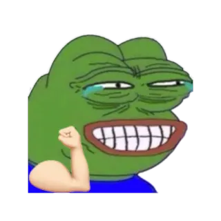 😂 Pepe the Frog pepe, katak, meme, budaya internet, emotikon whatsapp sticker