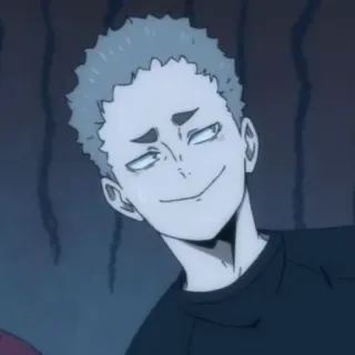 🤡 Hajime Iwaizumi Haikyuu!! Anime, Haikyuu, Iwaizumi, Hajime telegram sticker