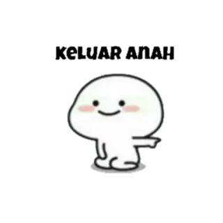 👉 HEY GIRL! cartoon, cute, character, greeting telegram sticker