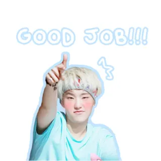 👍 GOOD JOB!!! good job, thumbs up, positive, encouragement telegram sticker