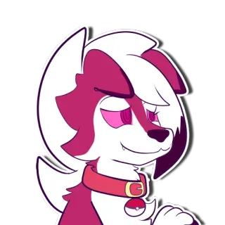 😌 nhãn dán, hoạt hình, chó, thú cưng, động vật, hình minh họa telegram sticker