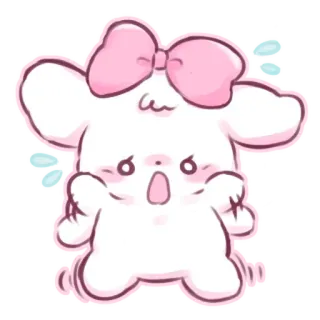 📩 mono, kawaii, dibujos animados, personaje, adorable telegram sticker