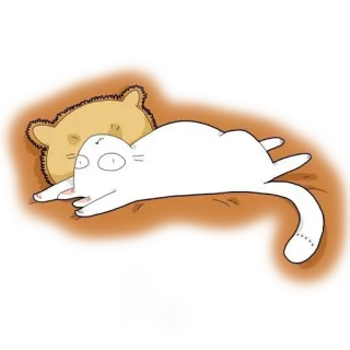 😑 LOVED FURN gato, almofada, engraçado, desenho animado, animal de estimação, animal, móveis, fofo whatsapp sticker
