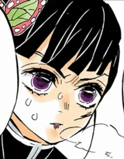 🌸 Kanao Tsuyuri Demon Slayer anime, character, demon slayer, kanao tsuyuri, manga telegram sticker