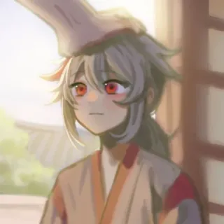 ❤️ Kazuha Genshin Impact 动漫, 原神, 枫原万叶, 角色 telegram sticker