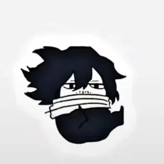 ❤️ Shota Aizawa My Hero Academia Shota Aizawa, My Hero Academia, anime, cartoon, teacher, hero telegram sticker