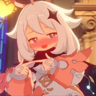 👉 Paimon Genshin Impact anime, video game, paimon, genshin impact, cute, anime girl telegram sticker